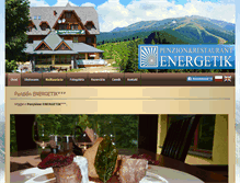 Tablet Screenshot of penzionenergetik.sk